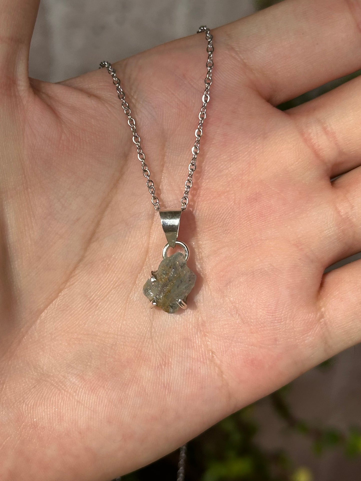 Dije de Aguamarina gota