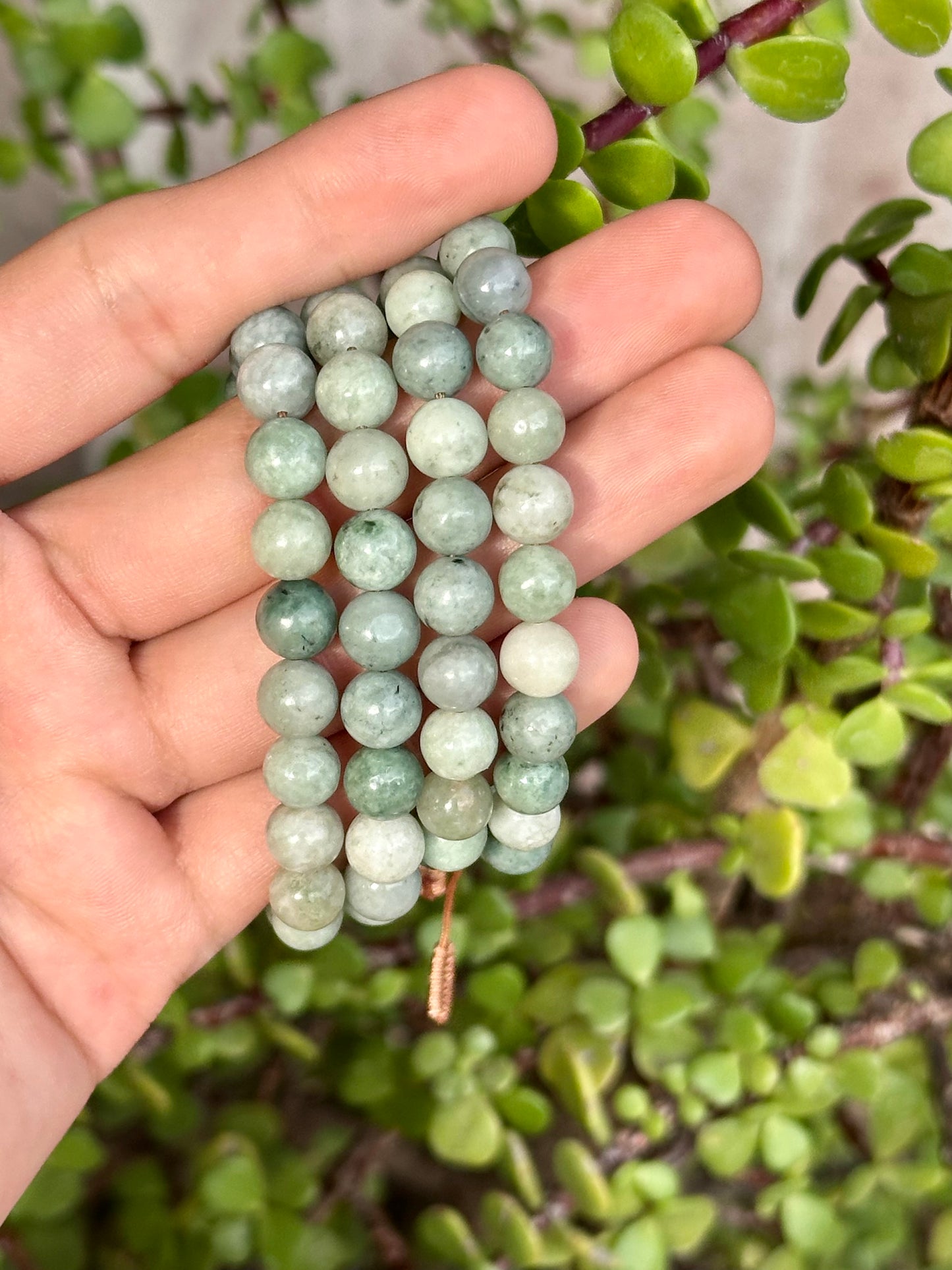 Pulsera Ajustable de Jade de Guatemala 8mm