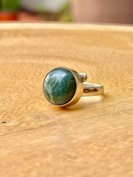 Anillo ajustable de Jade Guatemala