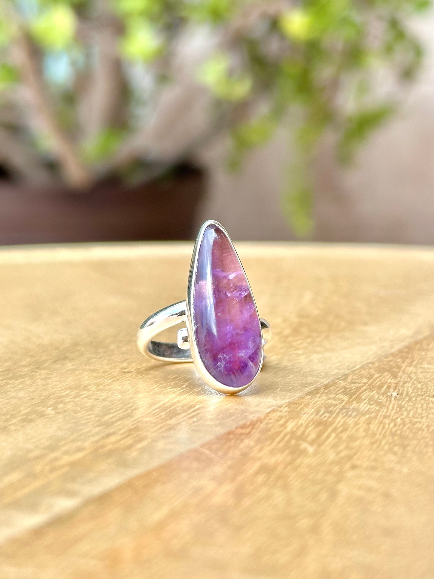 Anillo ajustable de Ametrino