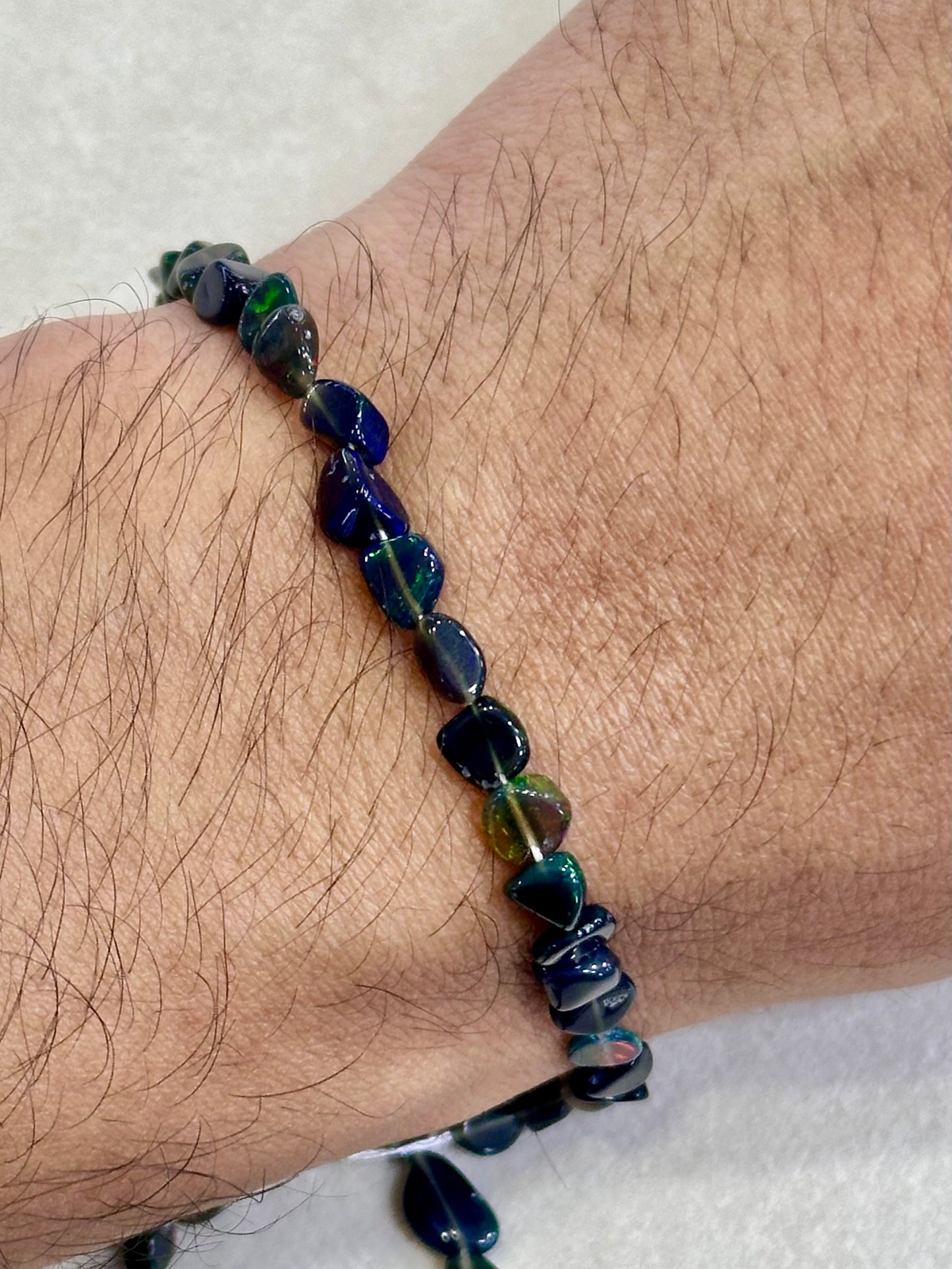 Pulsera de Ópalo Azul