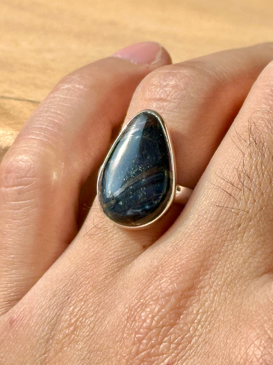 Anillo Ajustable de Ojo de Halcón gota