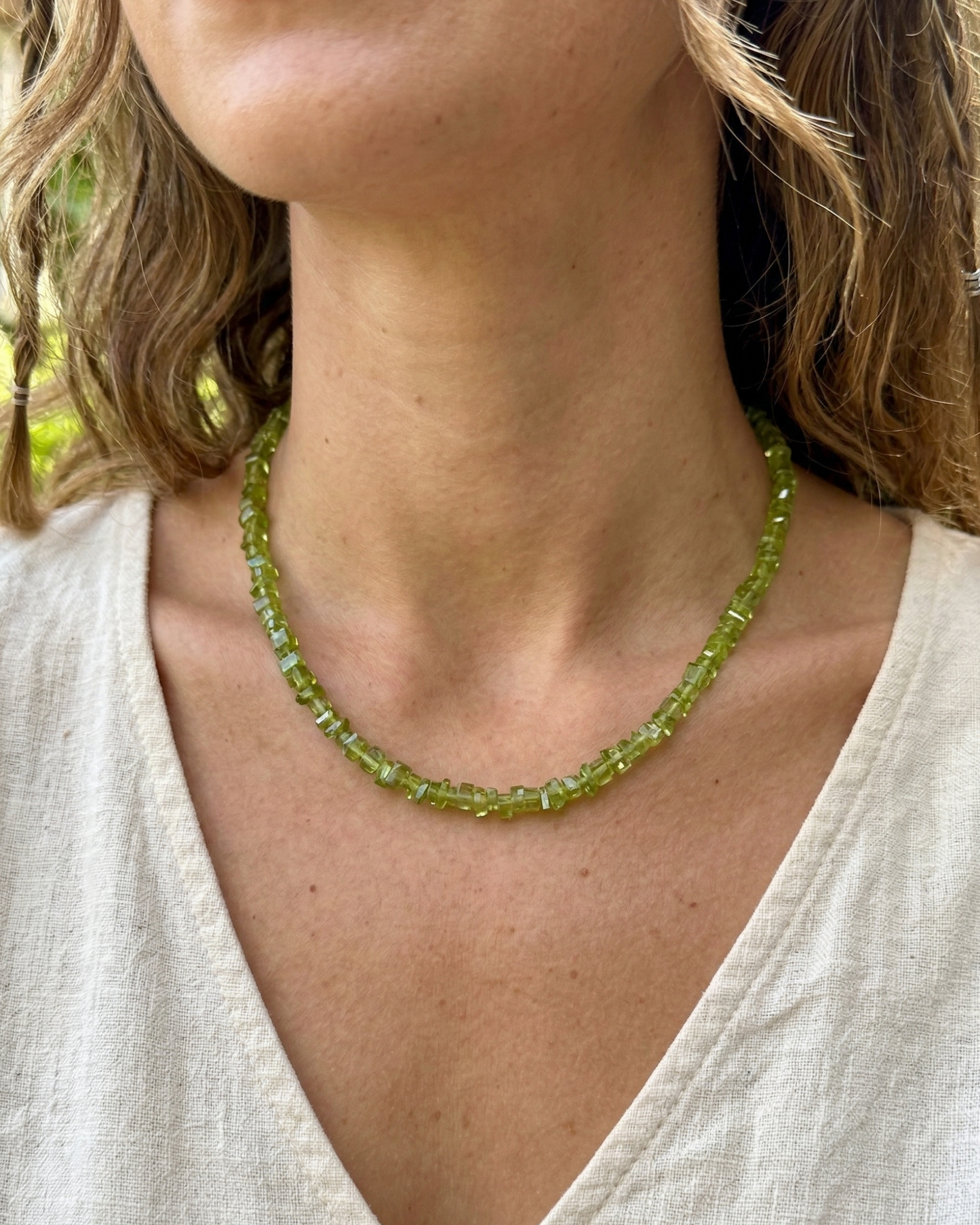 Choker de Peridoto