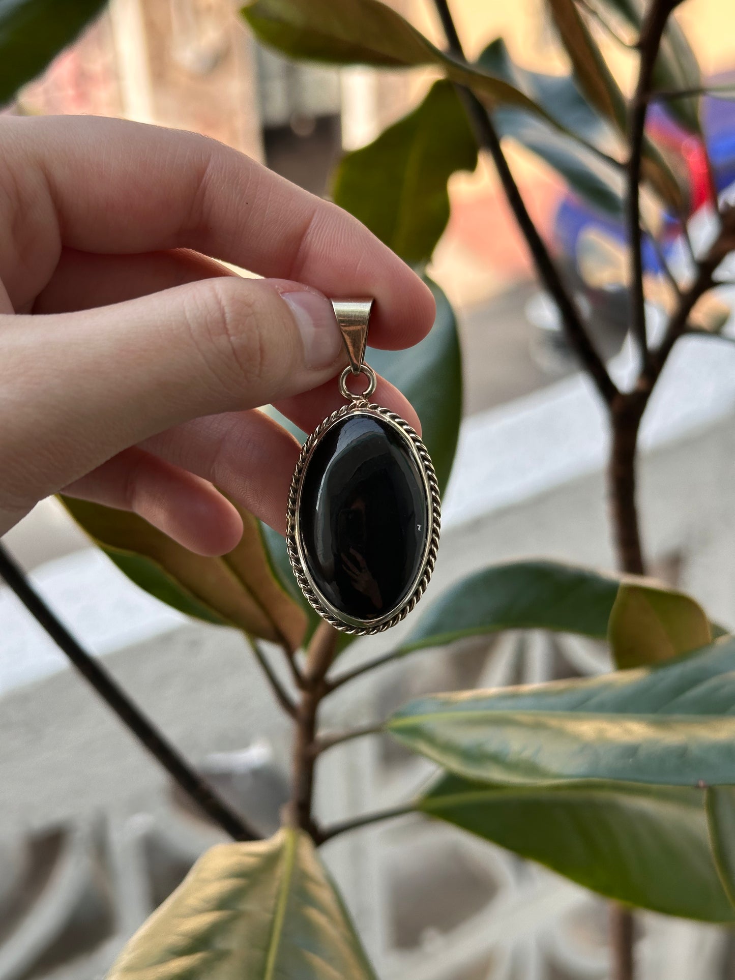 Dije Obsidiana Negra- Protección y Limpieza Energética