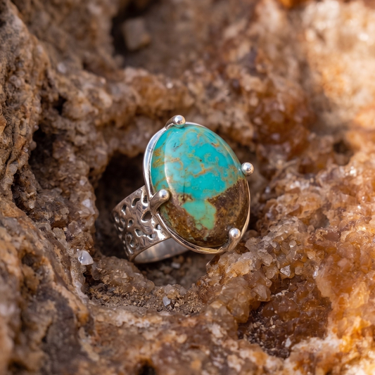 Anillo Ajustable de Turquesa