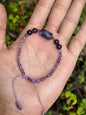 Pulsera de Lepidolita, Amatista y Hematita