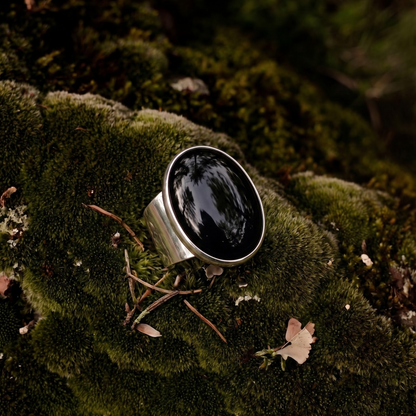 Anillo Ajustable de Ónix