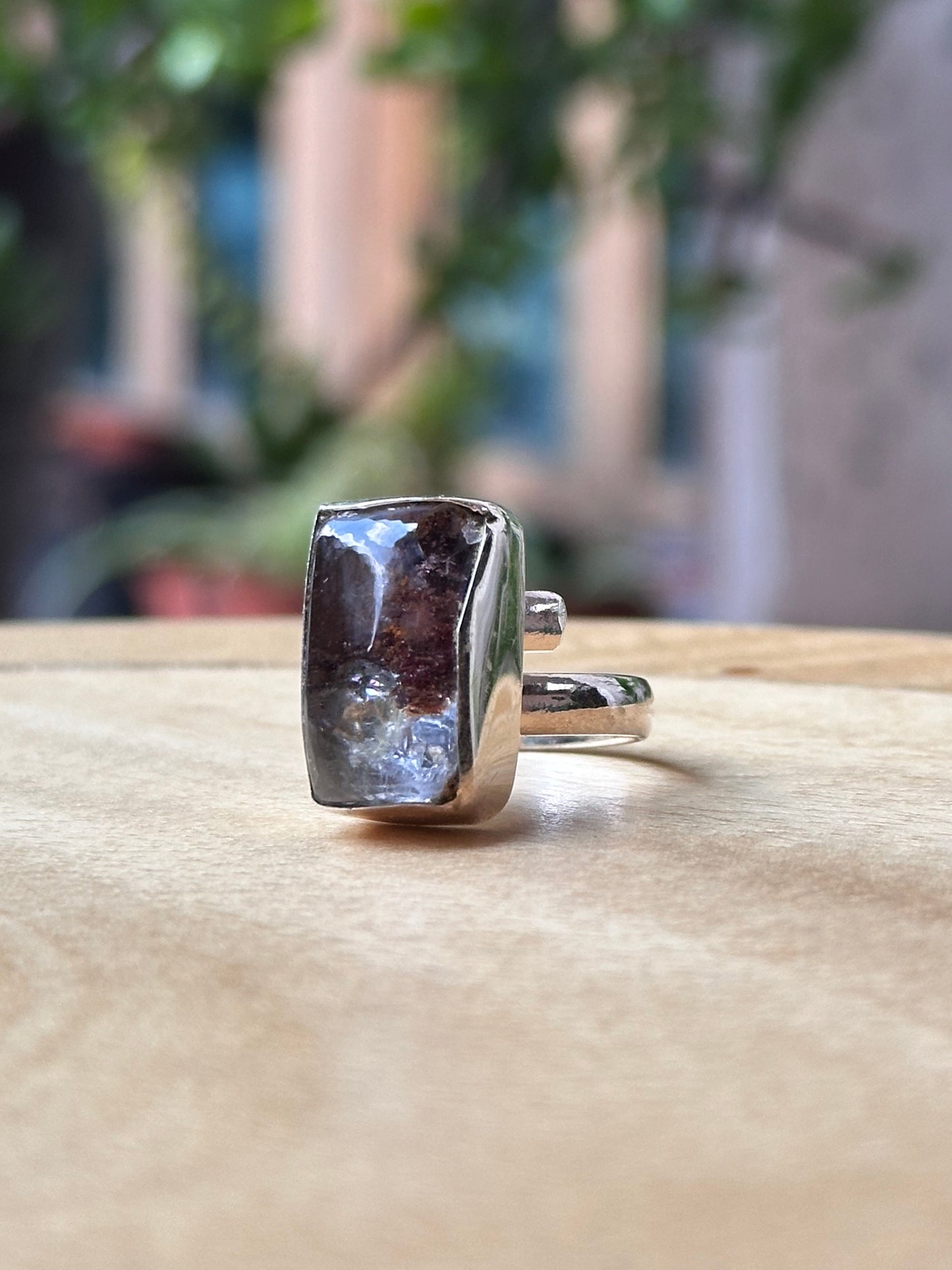 Anillo Ajustable de Cuarzo Jardín