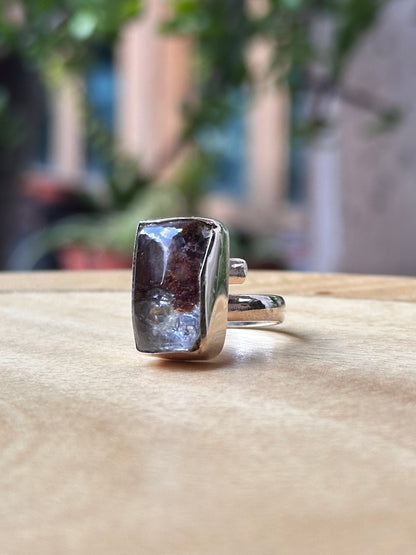 Anillo Ajustable de Cuarzo Jardín