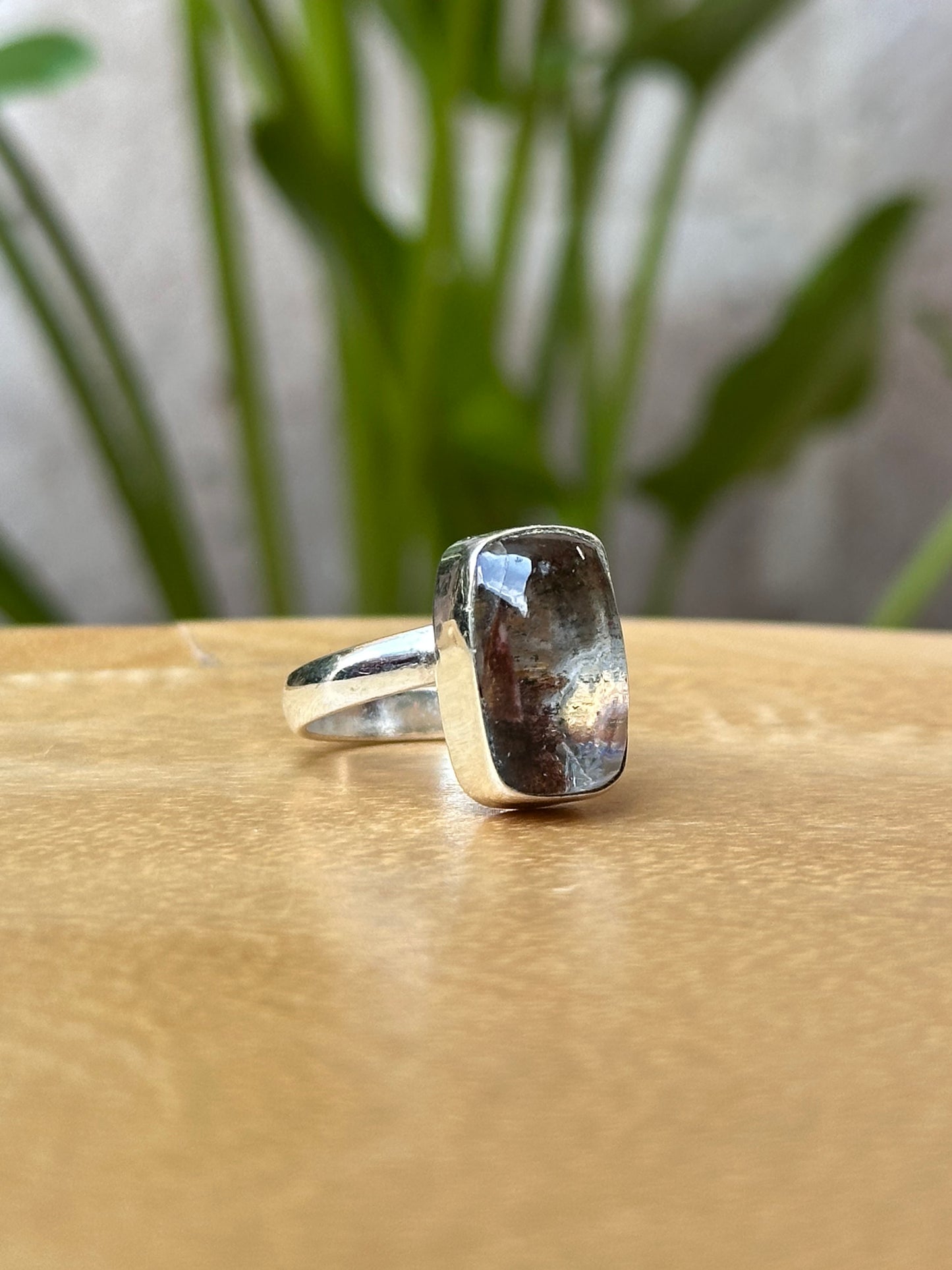 Anillo Ajustable de Cuarzo Jardín