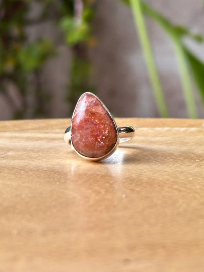 Anillo Ajustable de Piedra Sol