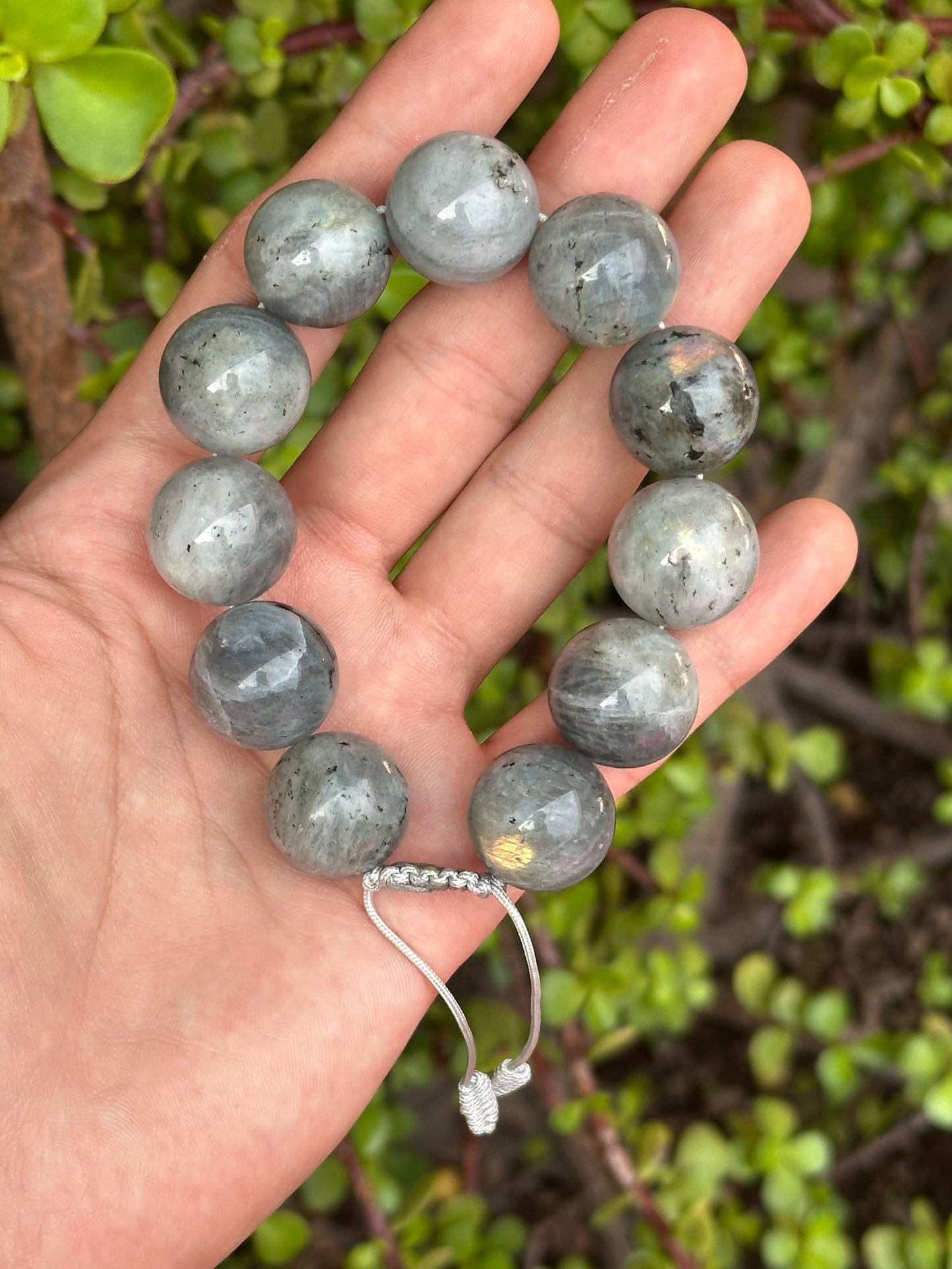 Pulsera Maxi de Labradorita 18mm