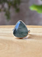 Anillo ajustable de cuarzo rutilado