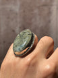 Anillo Ajustable de Prehnita
