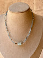 Collar Ajustable de Aguamarina & Hematita | Serenidad y Enraizamiento