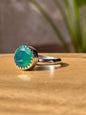 Anillo Ajustable de Ónix Verde