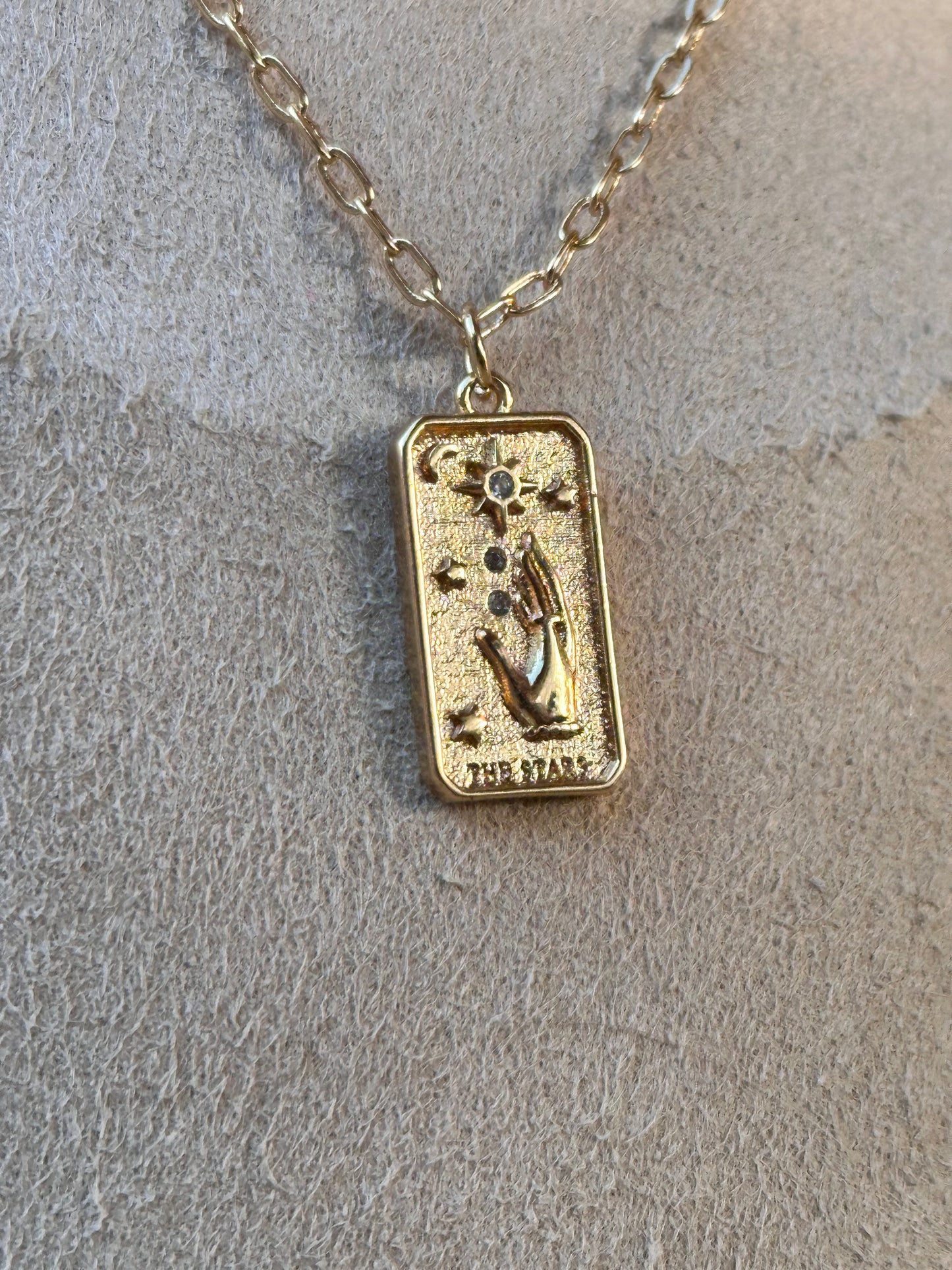 Collar Carta del Tarot El Sol | Acero Inoxidable