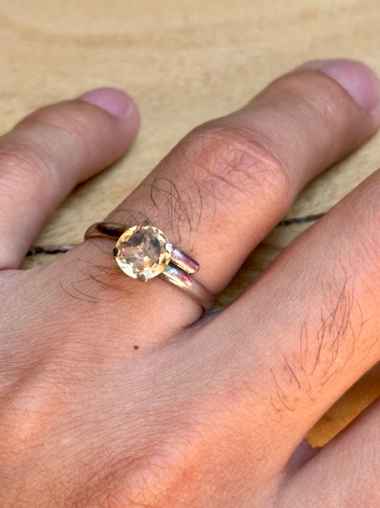 Anillo ajustable de citrino 3