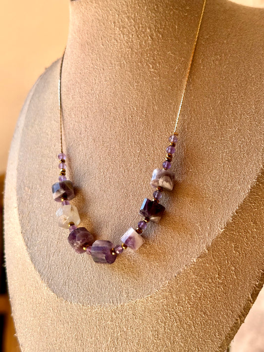 Collar de Amatista & Hematita