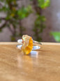Anillo ajustable de ámbar