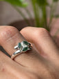 Anillo Triple de Esmeralda Africana