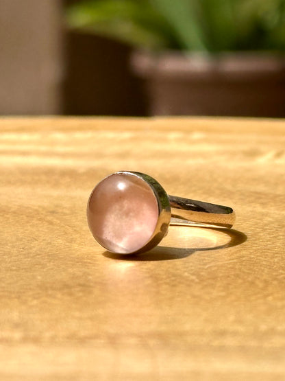 Anillo ajustable de cuarzo cherry