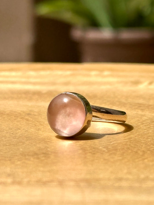 Anillo ajustable de cuarzo cherry