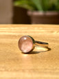 Anillo ajustable de cuarzo cherry