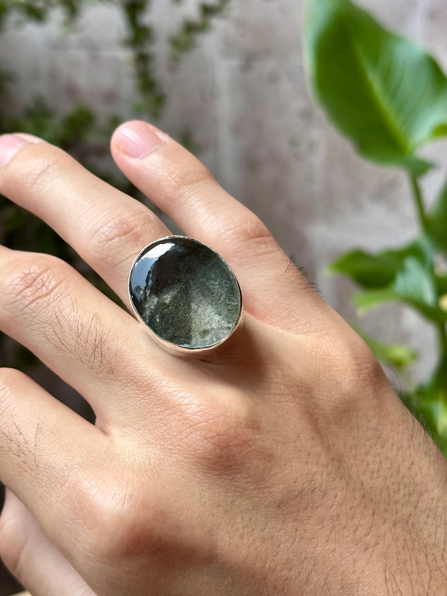 Anillo Ajustable de Cuarzo Jardín