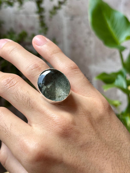 Anillo Ajustable de Cuarzo Jardín