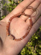 Pulsera Ajustable de Piedra Sol & Pirita