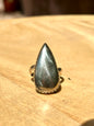Anillo ajustable de pirita