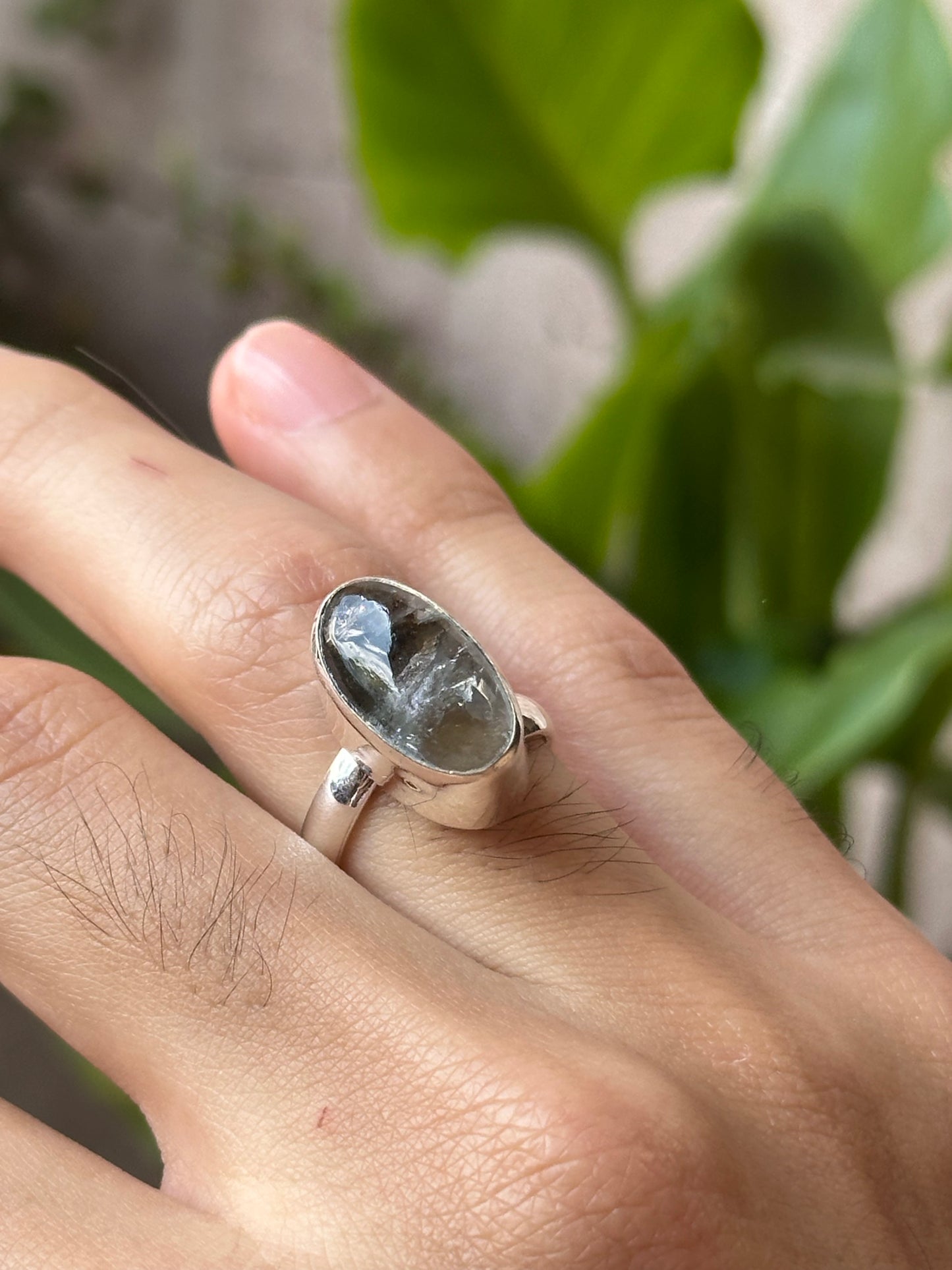 Anillo Ajustable de Cuarzo Jardín