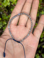Pulsera ajustable de labradorita 4mm