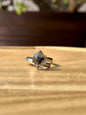 Anillo ajustable de Cuarzo Herkimer 1