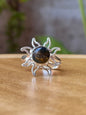 Anillo ajustable de sol de ámbar