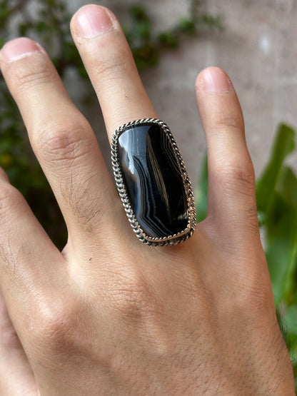 Anillo ajustable de Ágata