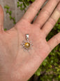 Cadena con Dije Sol de citrino