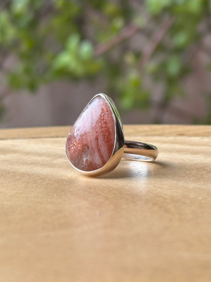 Anillo Ajustable de Piedra Sol