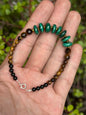 Pulsera Ajustable de Malaquita, Ojo de Tigre, Hematita y Turmalina
