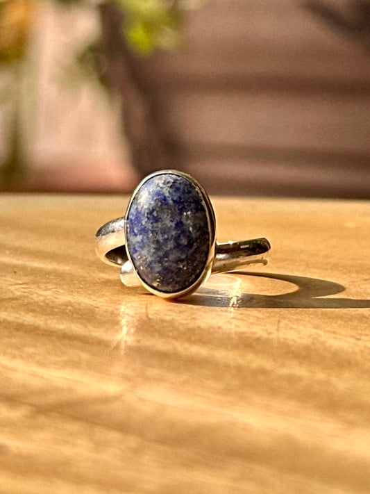 Anillo ajustable de Lapislázuli