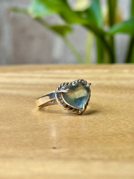 Anillo Ajustable de Aguamarina