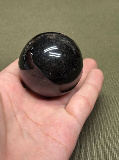 Esfera de Obsidiana Dorada