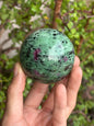 Esfera de Rubí Zoicita