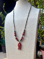 Collar de Jaspe Rojo, Ojo de Tigre y Mokaita