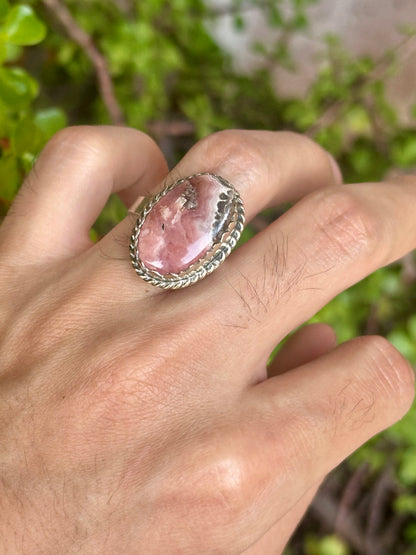 Anillo ajustable de Rodonita