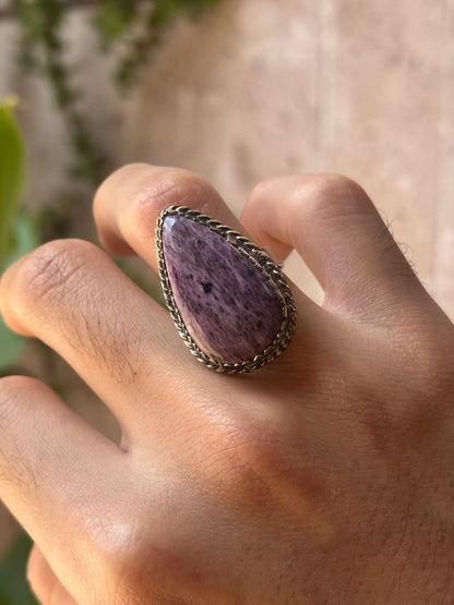 Anillo ajustable de Charolita
