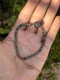 Pulsera Ajustable de Turmalina, Pirita y Ojo de Tigre