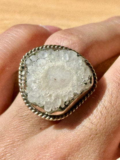 Anillo ajustable de estalachita