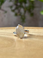 Anillo ajustable de Cuarzo Rutilado facetado